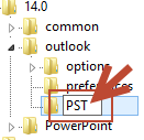 Regedit - PST