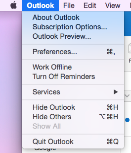 Outlook for Mac Preview Activate