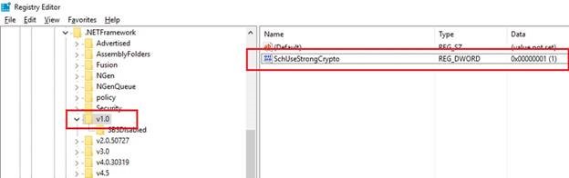 Add the SchUseStrongCrypto key