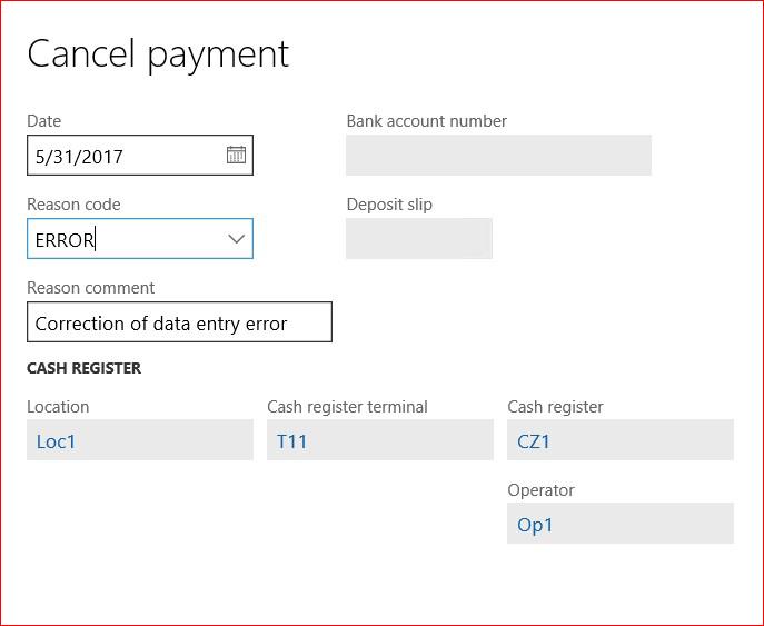 This image shows how to cancel a payment.
