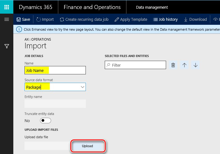 This image shows you how to setup Electronic Messages functionality.