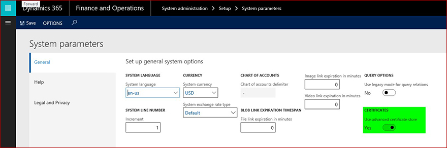 This image shows you how to setup Electronic Messages functionality.