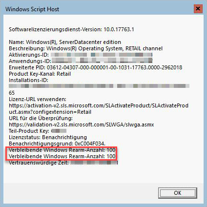 Windows Script Host Screenshot
